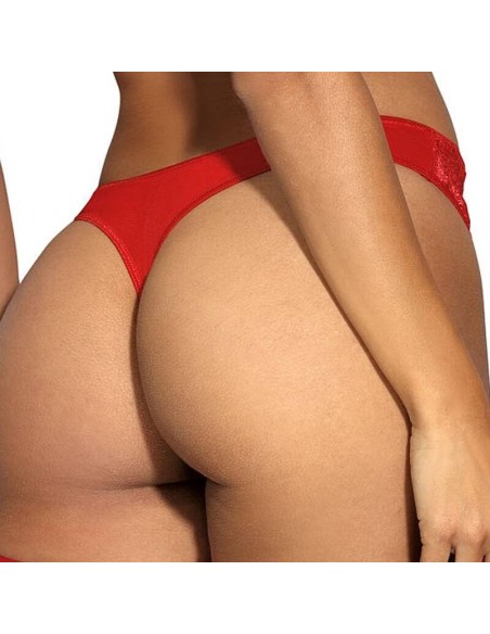 tangas de encaje rojas