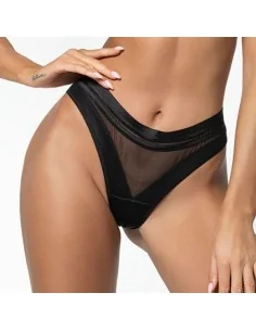 Tanga Black Tulle V-107