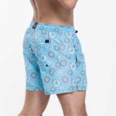 Bañador Bermuda Dots Sky Blue Ungaro