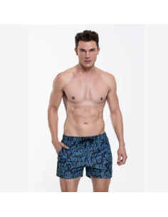 Bañador Bermuda Fit de Ungaro en un vibrante azul índigo