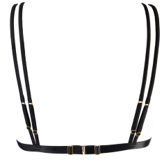 Eleva tu atractivo" Con nuestro Bralette de Encaje Negro de la Colección NIGHTS, en encaje transparente sin relleno. 2